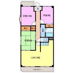 中村公園駅 バス25分  七宝役場前下車：停歩1分 6階の物件間取画像